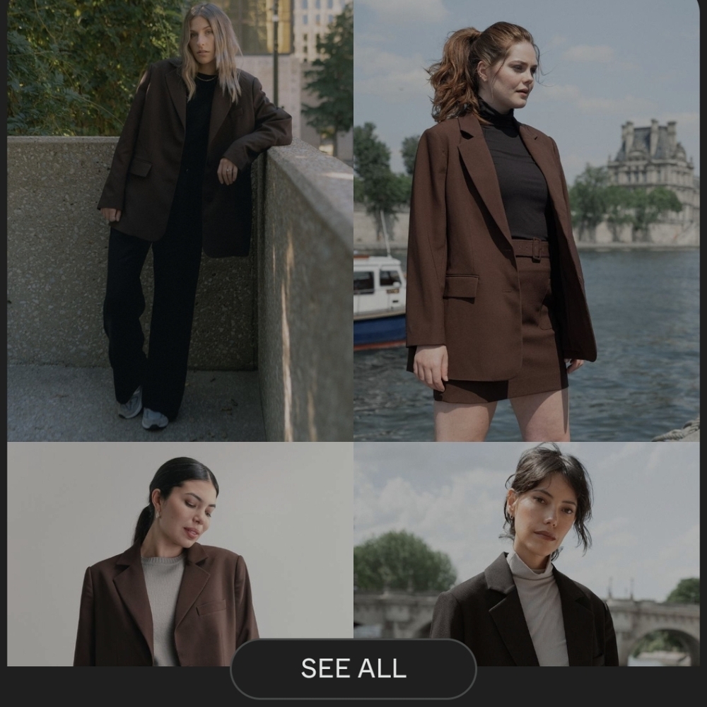 Darling Women's Brown‎ Blazer